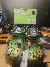 Men's Crocs Minecraft Elevated Clog Size US 11, EUR 45-46, CAN H11, JP 29, BR 42