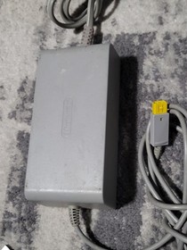 Nintendo Wii U Black Console W/ OEM Power Adapter & Gamepad WUP-101(02) *READ*