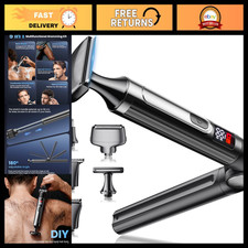 Electric Back Shaver for Men - Long Handle Body Trimmer, Grooming Tool