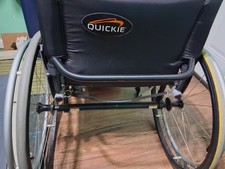 Quickie QRI Manual Wheelchair Aluminum Lightweight Gray Black