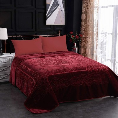 JML Heavy Korean Mink Blanket King Size 85x95Inches 9Lbs, Soft and Warm, Thic...