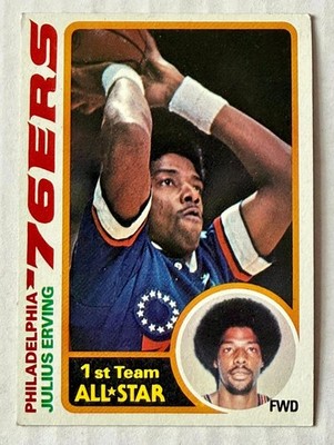 1978-79 Topps #130 Julius Erving Philadelphia 76ers
