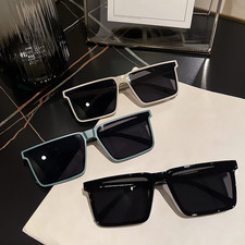 UV400 Square Sunglasses Oversize Frame for Women Men Comfortable All Day Wear