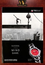 1997 TAG Heuer S/el Watch Vintage Print Ad - Success. It's A Mind Game.