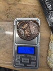 Owl Design Oval Copper Homemade Coin .Over 4OZ — photo 2