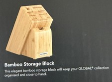 Global Knife Block - No Knifes