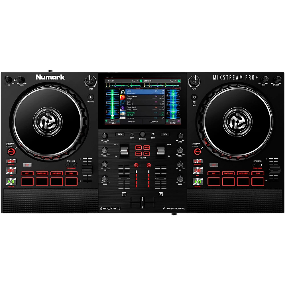 2-канальный диджейский контроллер Numark Mixstream Pro All-In-One Черный 115090₽