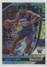 2020 Panini Prizm Draft Picks Choice Blue Yellow & Green Isaiah Stewart #66 rf2