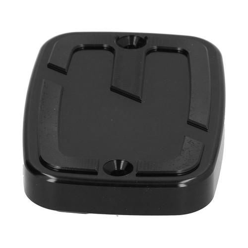 :Black Front Brake Fluid Reservoir Cover Upper Pump Oil Pot Cover Motorcycle - Afbeelding 17 van 24