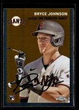 2023 Topps Chrome Platinum Anniversary #20 Bryce Johnson Rookie card