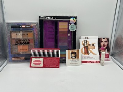 Lot Of 8 Clarins + HUE Palette The Color Workshop And Profusion Cosmetics + More