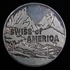 Uncommon Swiss Of America SOA 5oz Silver Round Vintage Collectible Draper Mint