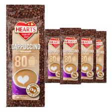 HEARTS Cappuccino Karamell 5 x 1kg Familiepackung Instant Kaffee Pulver  löslich