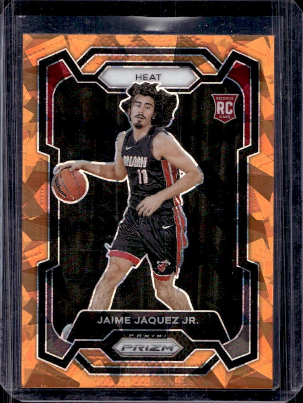 2023-24 Prizm Jaime Jaquez Jr. RC Prizm Orange Ice #137 Heat