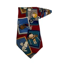 Peanuts The Game Of Life Sports Gymnastics Pole Vault Swimming Bicycle Necktie