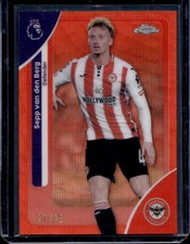2026 Topps Chrome Premier League Sepp van den Berg Orange Wave Refractor #/25