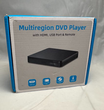 Multiregion Mini DVD Player Region Free for Smart TV HDMI USB Remote Control