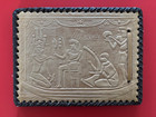 Antique Egyptian Revival Genuine Camel Nefertiti Leather Photo Album Scrapbook — photo 2