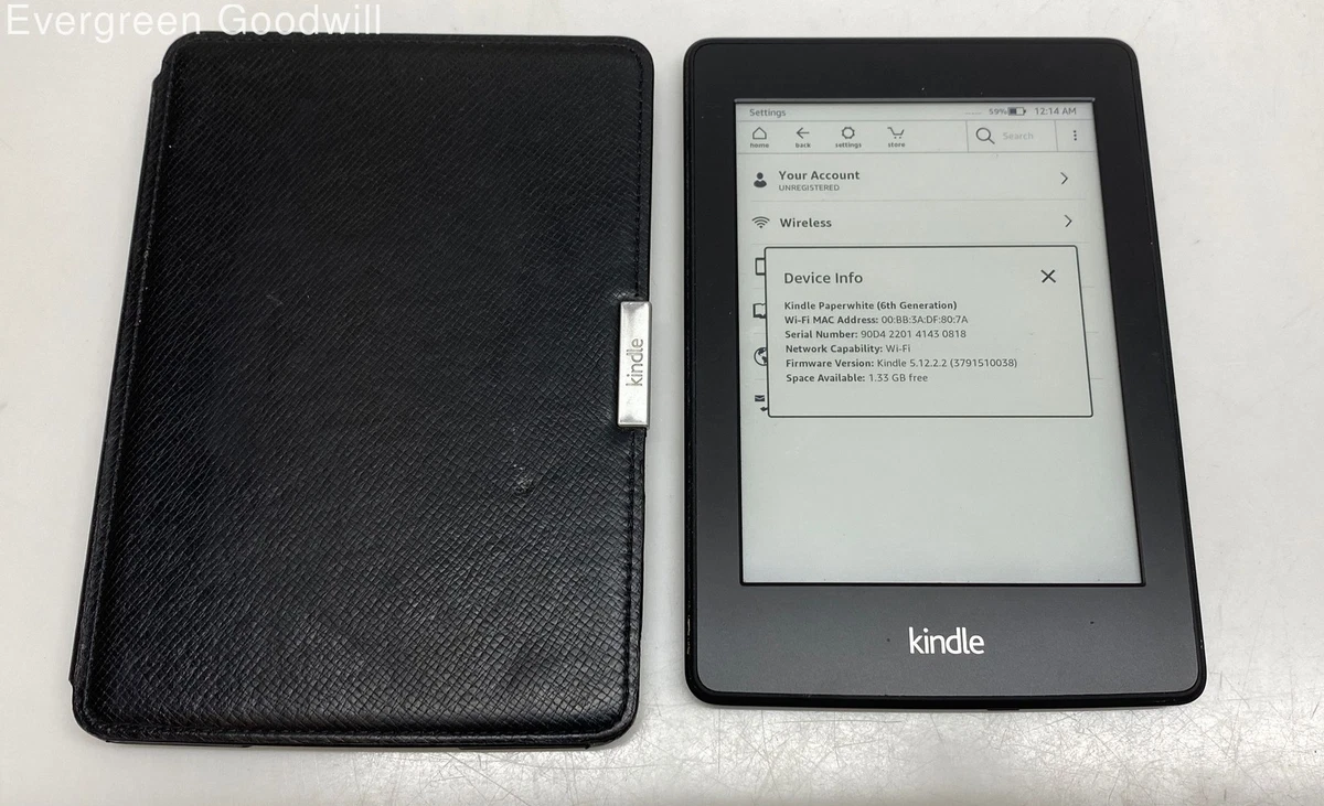 Amazon Kindle Paperwhite 6th Generation 2GB RAM eReaders for sale