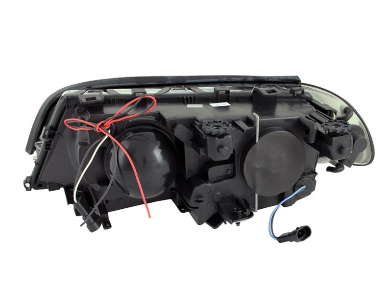 Juego de faros proyectores Anzo 121269 con carcasa negra halo con luces de esquina 2 piezas Foto 3 de 4