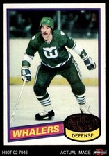 1980 Topps #112 Gordie Roberts Whalers 7 - NM