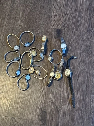 Vintage Timex Watches For Parts 15 Watched (13 Timex)