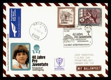 DR WHO 1987 AUSTRIA BALLOON POST ROTTENMANN TO SELZTHAL 5S M66213