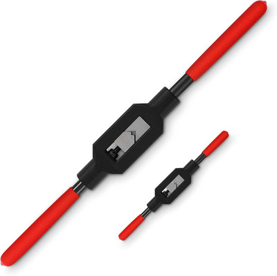 2 Pcs Adjustable Tap Wrench Handle Tool Ratcheting for Tap Reamer (1/4''-3/4'',1/1