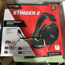 HyperX Cloud Stinger 2 – Lightweight Gaming Headset with Mic, DTS Audio, Black