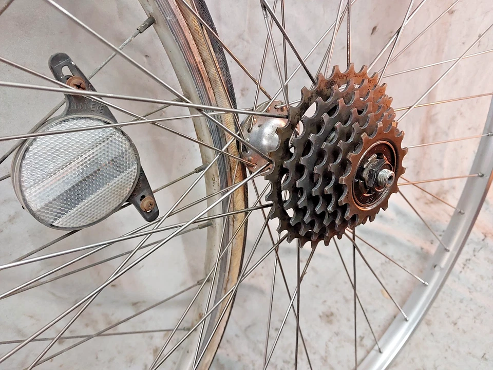 Sunshine/Shimano 27" Road Bike Wheel Set Freewheel OLW126/100 630ISO QR 36S Cafe - Image 3 of 4