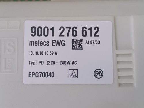EPG 70040 Elektronik Steuerung für SN436S01KE Geschirrspüler 9001276612 AI 07/03