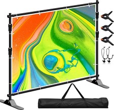 Photo Backdrop Banner Stand Kit, Heavy Duty 10 x 8 Feet Adjustable