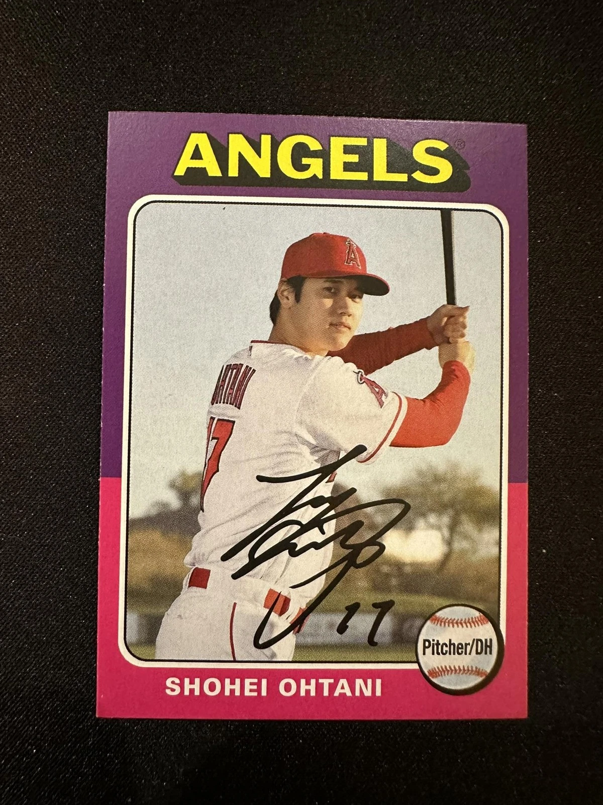 Shohei Ohtani trading card