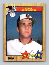 Cal Ripken All Star Baltimore Orioles #609 1987 Topps Baseball