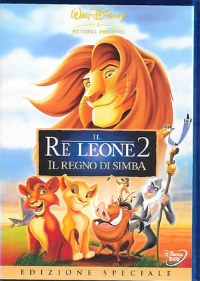 DER KÖNIG DER LÖWEN 2 DAS KÖNIGREICH SIMBA - DIE KLASSIKER - DISNEY - DVD FILM - ED. SPECIAL