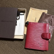 Louis Vuitton notebook cover small red 3