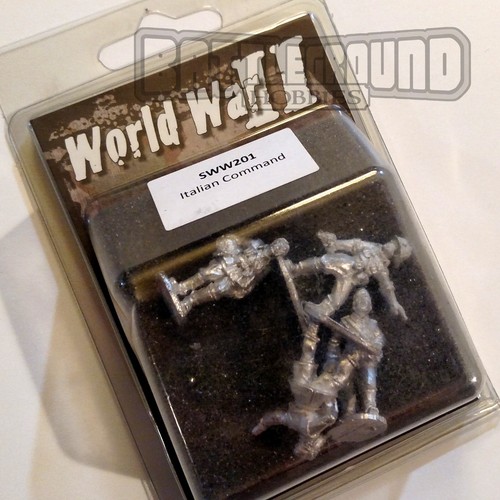 Artizan Designs - SWW201 - ITALIAN Infantry Command - 28mm Bolt Action WW2 - Picture 2 of 2