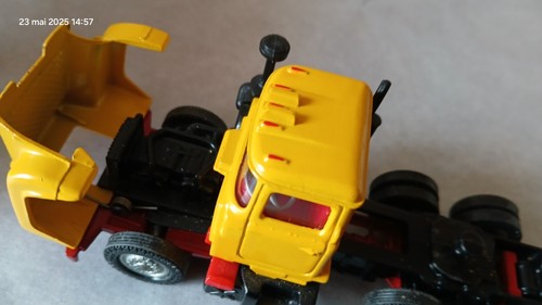 CORGI TOYS camion MACK + remorque container 1/50 TRUCK lkw no box dinky solido j - Foto 8 di 9