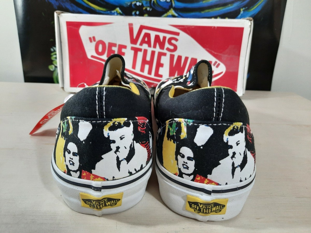 Vans Classic Slip-on X Circle Jerks Rare Punk Rock Size 13  display picture 2