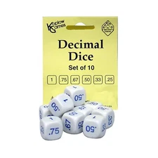 Koplow Games KOP12088 Decimal Dice Game Set