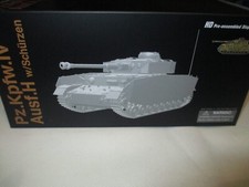 DRAGON 1:72 GERMAN PZ.KPFW,IV AUSF.H  W/SCHURZEN 2.PZ.DIV NORMANDY  1944
