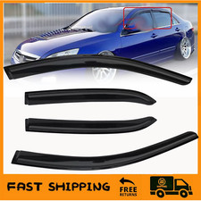 For 2003 2004 2005-2007 Honda Accord 4 Door Sedan Window Visor Sun Rain Guards