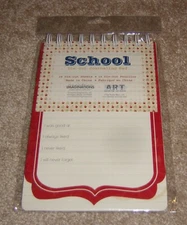 Creative Imaginations School DieCut Journaling Pad