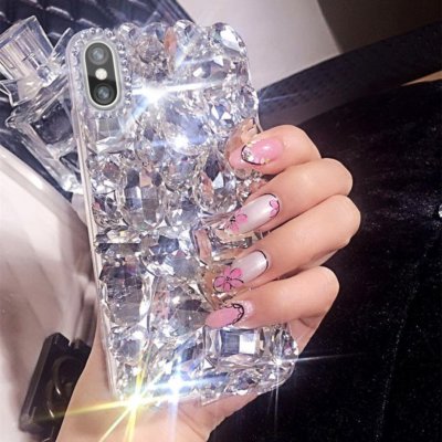 For Samsung S24 Ultra S23 Luxury Bling Diamonds Rhinestones Jewelly Case Cover