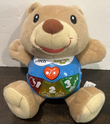 Happy Lights Bear VTech Toy  Colors V Tech Number Musical Says Give Me A Hug