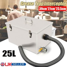 Commercial Grease Trap Interceptor Waste Fat Filter StainlessSteel Restaurant