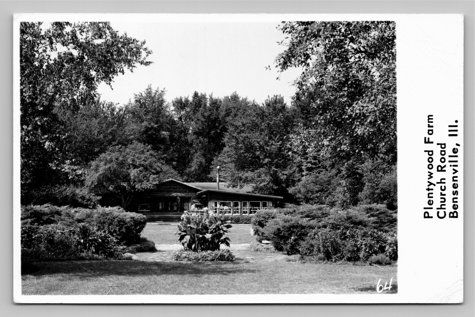 RPPC Plentywood Farm Church Road Bensenville Il Vintage Unused Photo Postcard eBay