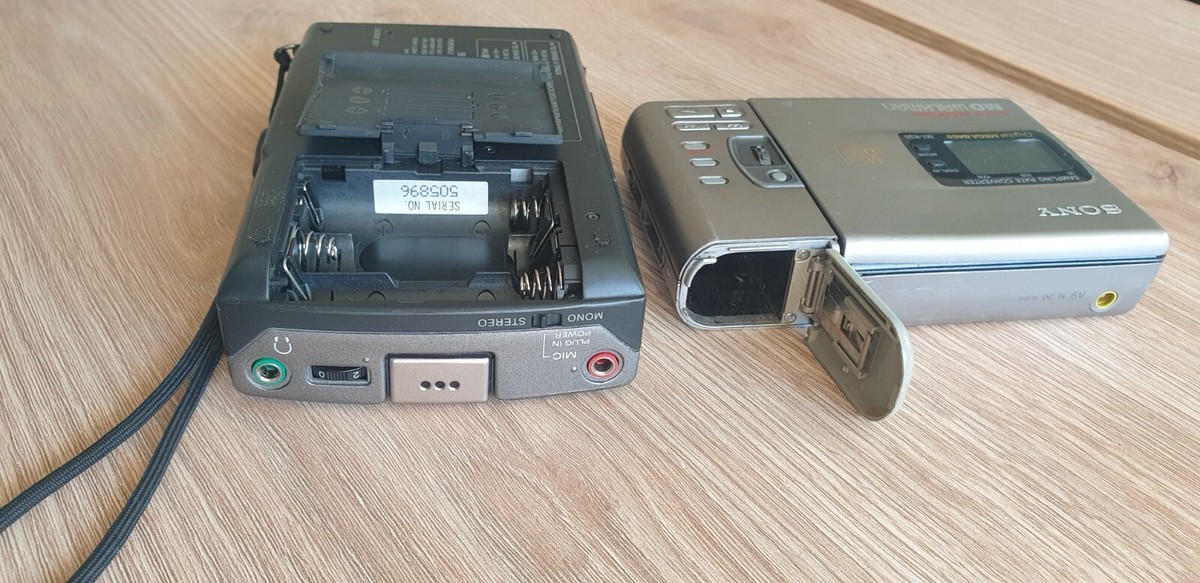 LOT 2 Walkman Sony MZ-B3 & Sony MZ-R30 MD Mini Disc | eBay UK