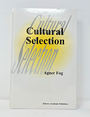 Cultural Selection by Agner Fog SHIPS FREE in US