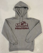 Adidas Mens Gray ULM Warhawks University-Louisiana-Monroe Volleyball Hoodie S